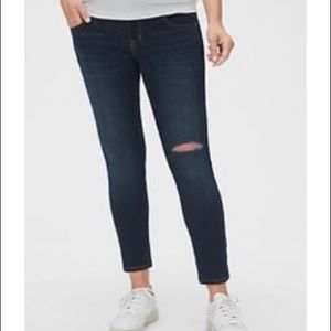 Gap Maternity Distressed Full Panel Jeans size 30